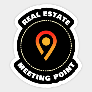 Real Estate Meeting Point Sticker